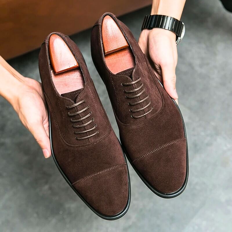 Savile Oxfords: Formal Dress Shoes, Hand-Stitched Genuine Italian Leather – Designed by HughVance Savile Row