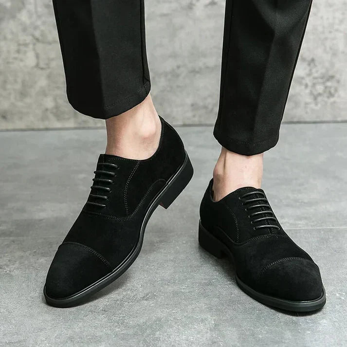 Savile Oxfords: Formal Dress Shoes, Hand-Stitched Genuine Italian Leather – Designed by HughVance Savile Row