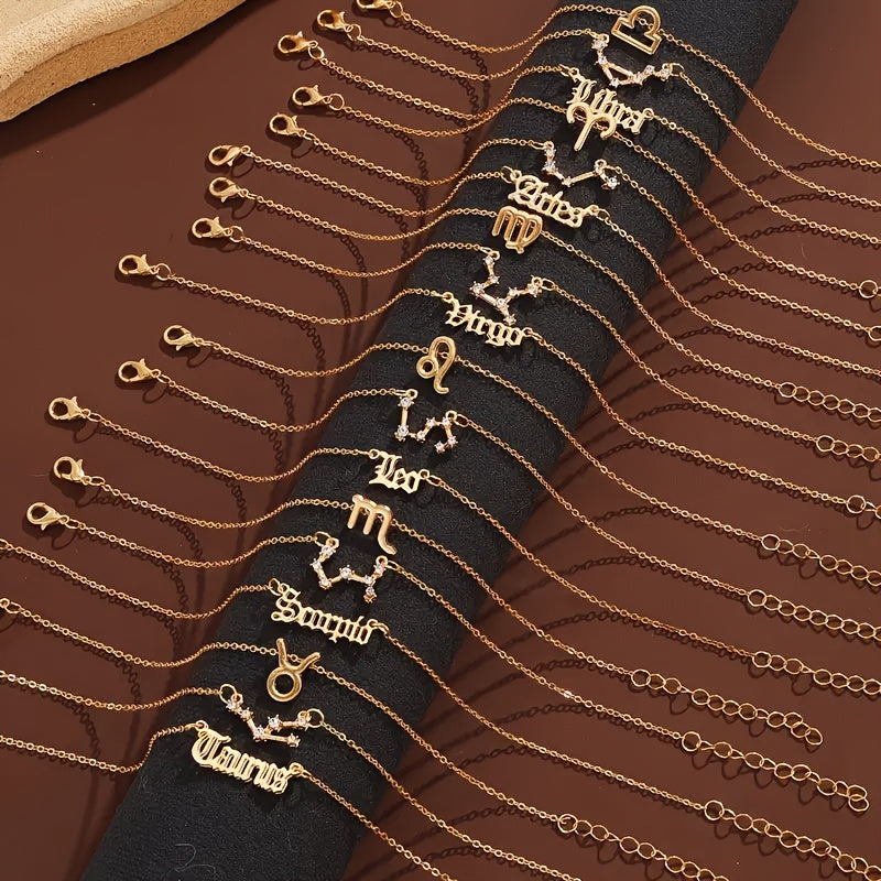 Astrocharm®: Handcrafted Zodiac Sign Inspired Anklet Collection - Set of 3 Styles for the Price of One
