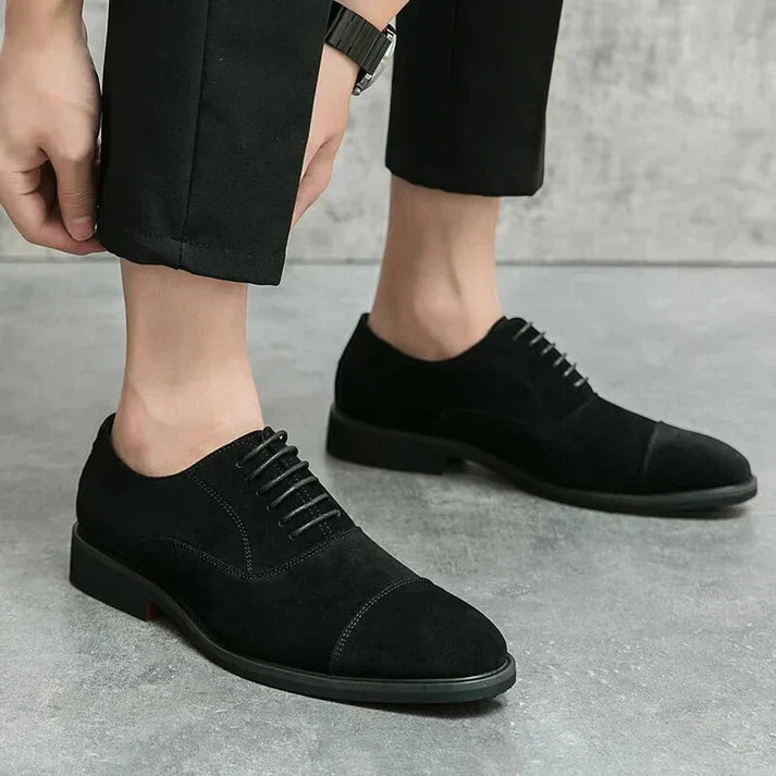 Savile Oxfords: Formal Dress Shoes, Hand-Stitched Genuine Italian Leather – Designed by HughVance Savile Row