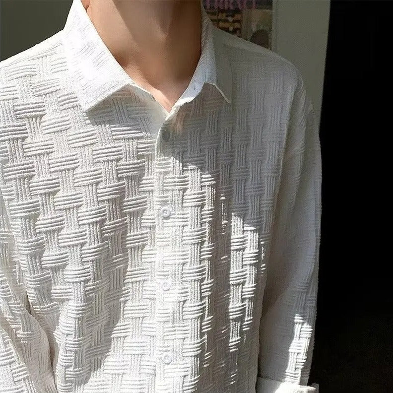 WeaveNord® Collection - Men's All-Season Classic & Timeless Long Sleeve Shirt