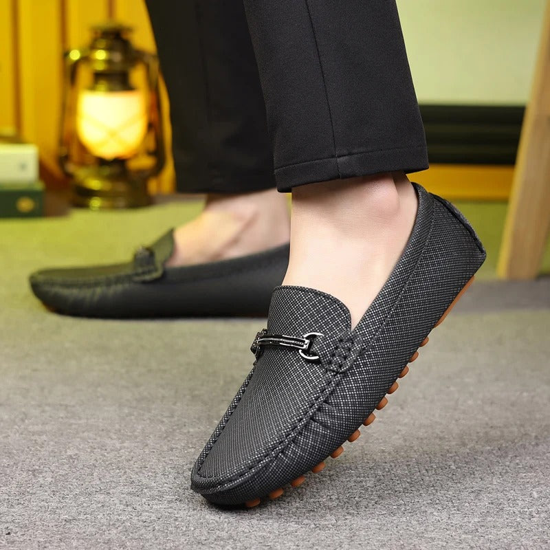 Park Avenue Patterned Moccassins