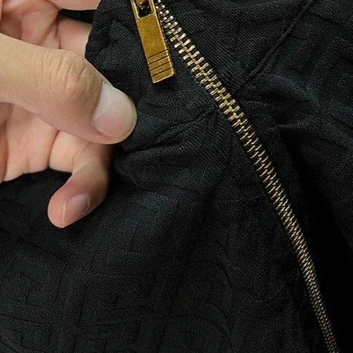 GeoJacquard® Pullover Style Full-Sleeve Shirt by AvenueFinds Milan