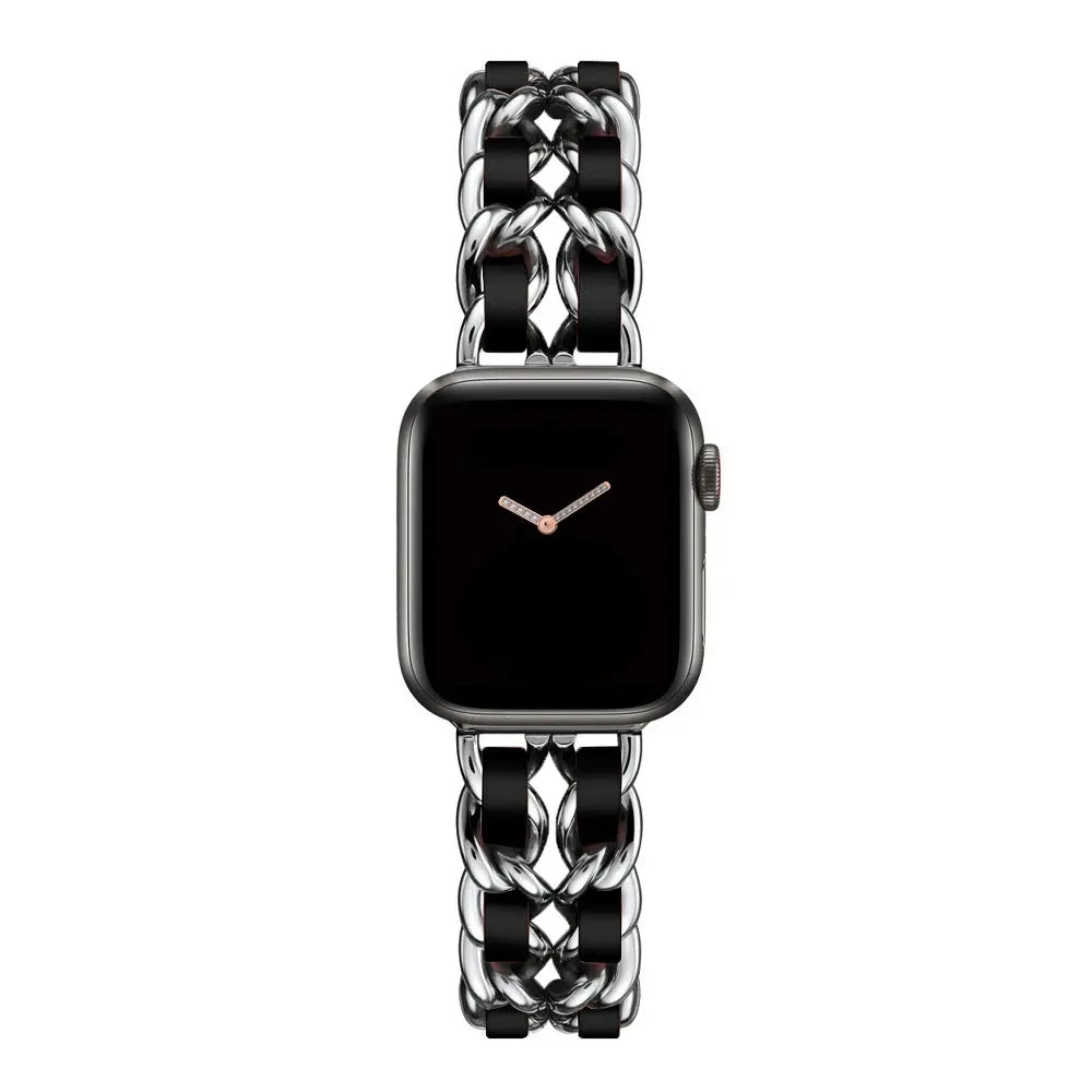 skorten® Eclat Opallband - The Chic & Timeless Designer Apple Watch Band for the Trendsetting Woman (Compatible with Apple Watch Ultra 2/Ultra Series 9/8/7/6/5/4)