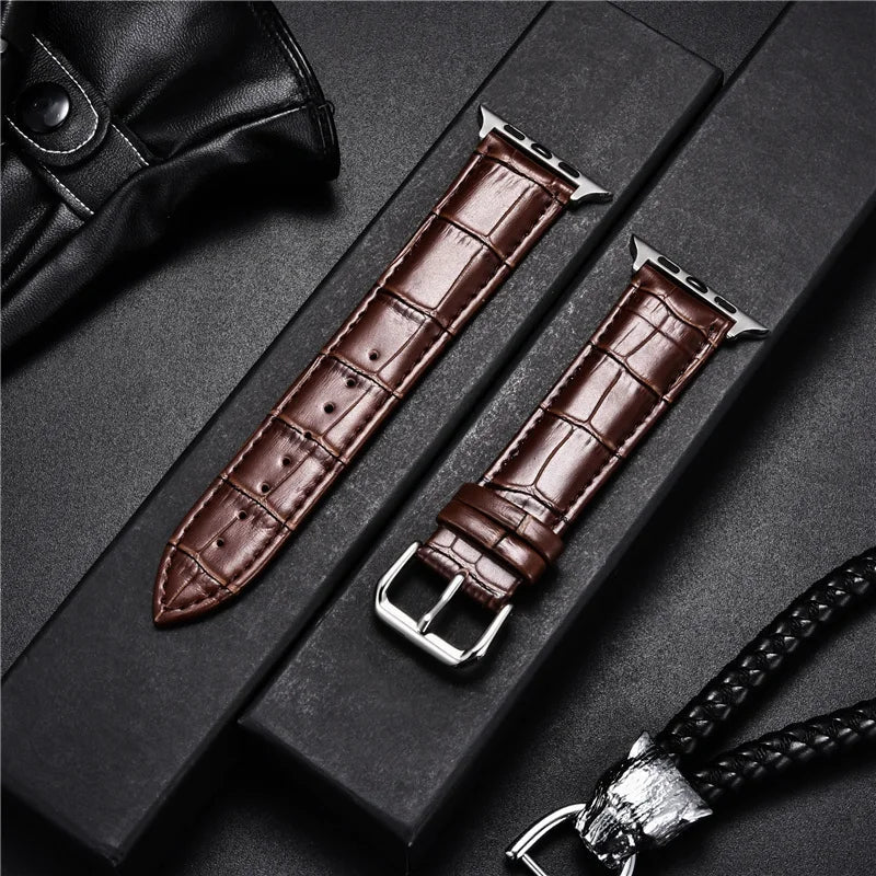Crocolassi® Band Collection for Apple Watch Series 1, 2, 3, 4, 5, 6, 7, 8, SE, Ultra 1 & 2 - Designed by AvenueFinds Milan