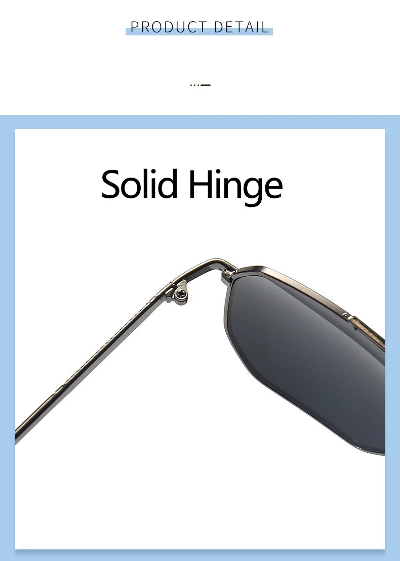 New Fashion Men Sunglasses Pilot Classic Driving Sun Glasses Metal Frame Mirror Leisure Fishing Business Men/women Eyeglassuv400