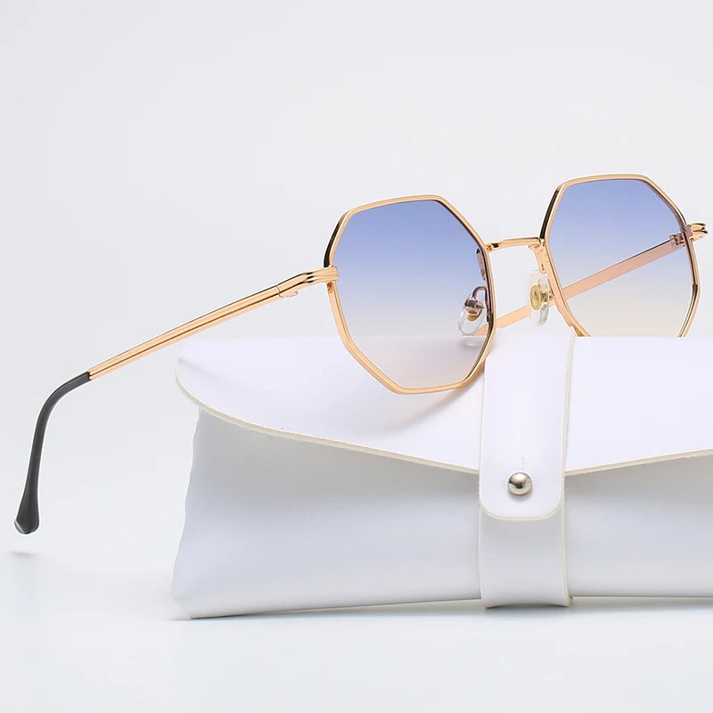 New Fashion Men Sunglasses Pilot Classic Driving Sun Glasses Metal Frame Mirror Leisure Fishing Business Men/women Eyeglassuv400