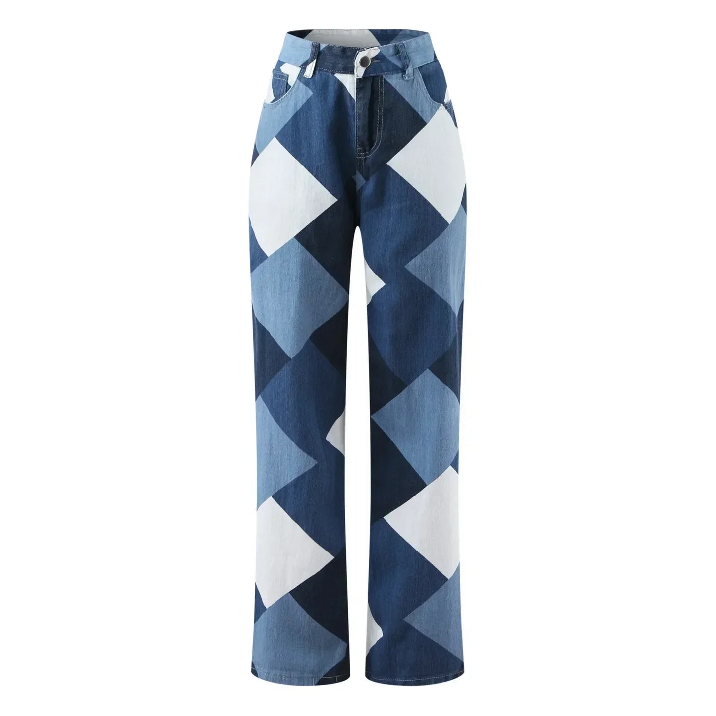 Skarvana Boho Denims by AvenueFinds NYC: High-Waist & Loose-Fit Chic Timeless Patchwork Jeans