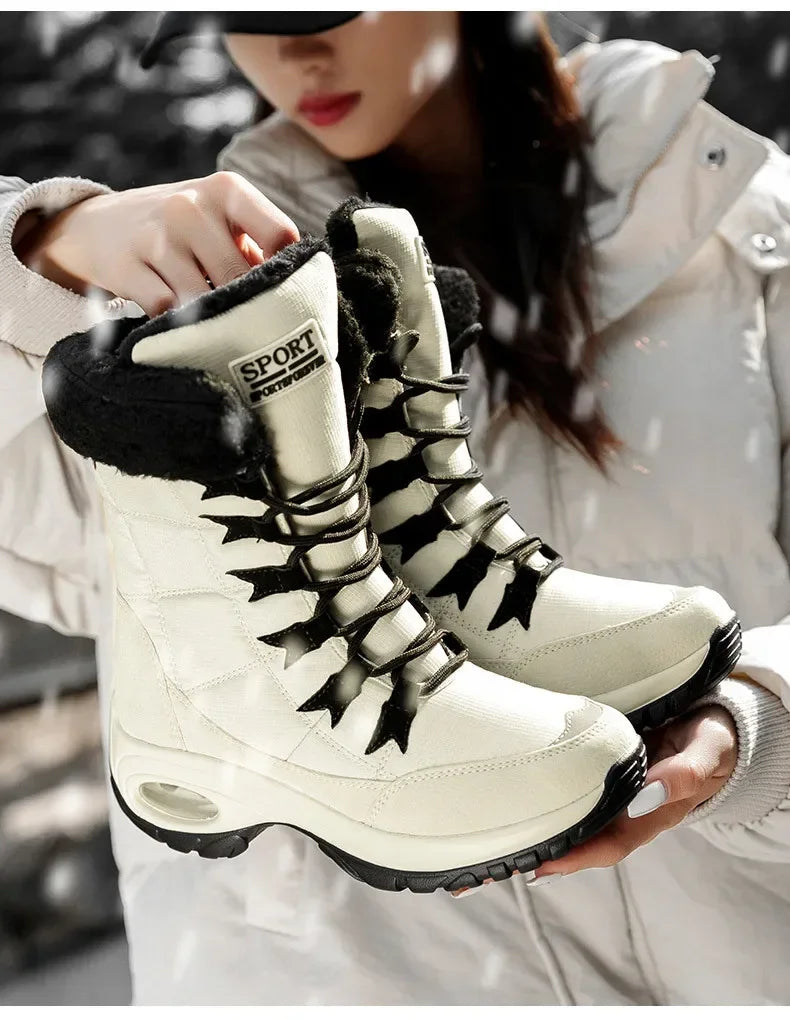 Hexton® Sport by Avenue Finds & Co. - The World's Only Perfect Women's Winter Boots: Waterproof & Lightweight Plush-Lined Boots featuring Ultra-Comfortable Air Cushioning Support & Superior Outsole Grip for Snowy Winter Hikes & Slippery Black Ice