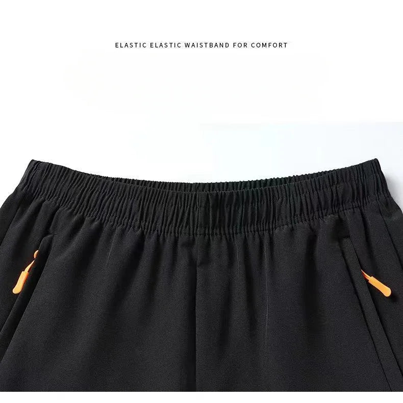 Summer Men Shorts Ice Silk Running Gym Sport Shorts Quick Dry Breathable Beach Short Pant Fitness Jogging Cool Casual Sportswear