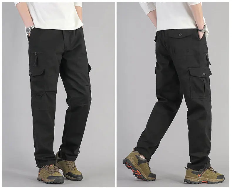 Mens Tactical Pants Cargo Work Pants Heavy Duty Big and Tall Overalls Autumn Construction Trousers Man Sport American Sweatpants