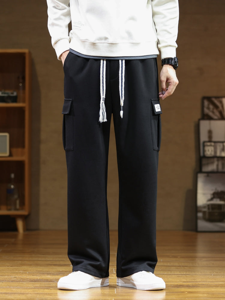 The Nordtrak® - Cleverly designed by AvenueFinds Sweden: Multi-Pocket Cargo Style Cotton Sweatpants