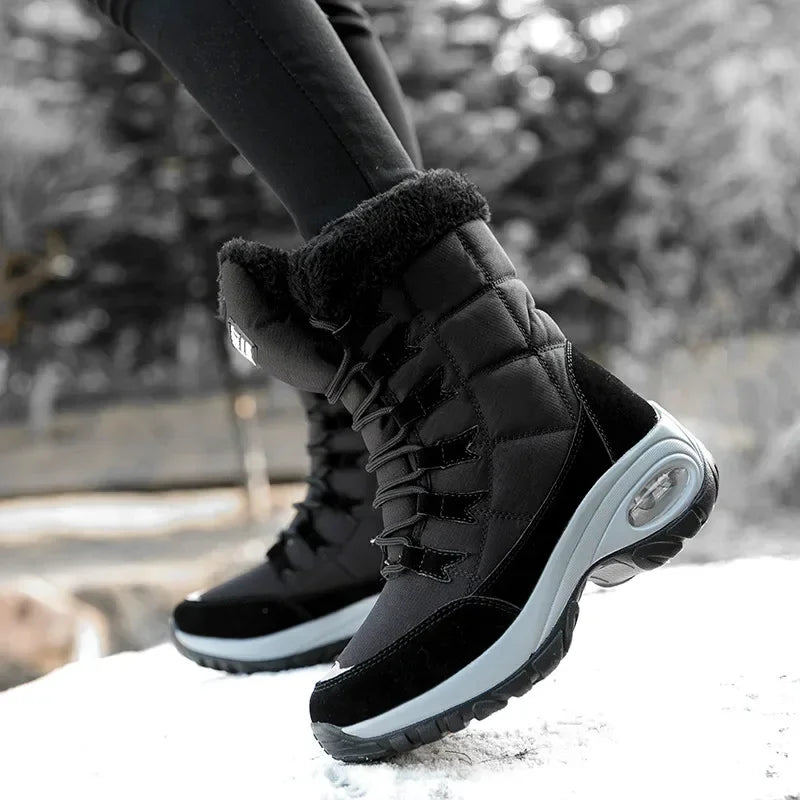 Hexton® Sport by Avenue Finds & Co. - The World's Only Perfect Women's Winter Boots: Waterproof & Lightweight Plush-Lined Boots featuring Ultra-Comfortable Air Cushioning Support & Superior Outsole Grip for Snowy Winter Hikes & Slippery Black Ice