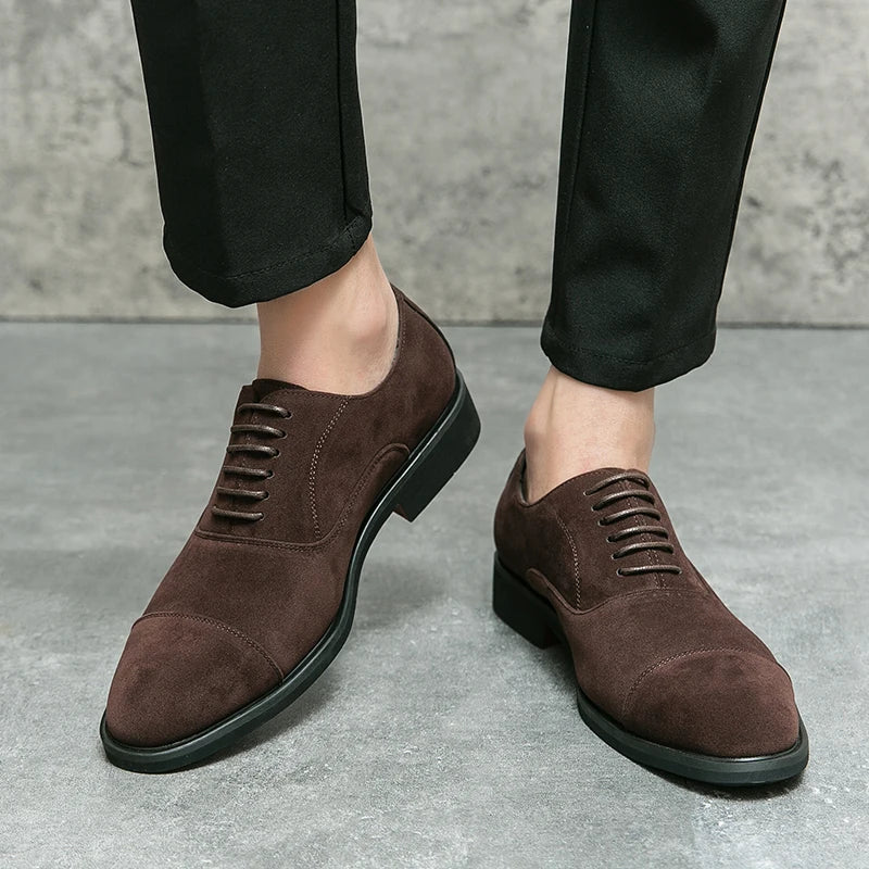 Savile Oxfords: Formal Dress Shoes, Hand-Stitched Genuine Italian Leather – Designed by HughVance Savile Row