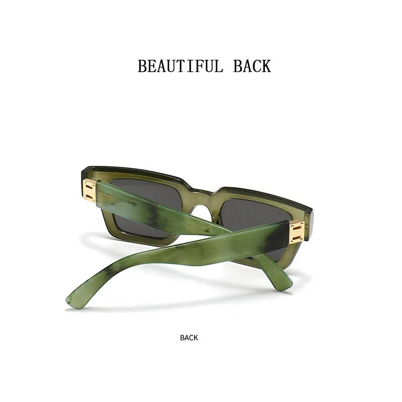 2024 Square Sunglasses Women Trendy New Sunglasses For Men Vintage Fashion Glasses Retro Lunette Soleil Femme Sonnenbrille Damen