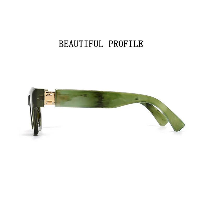 2024 Square Sunglasses Women Trendy New Sunglasses For Men Vintage Fashion Glasses Retro Lunette Soleil Femme Sonnenbrille Damen
