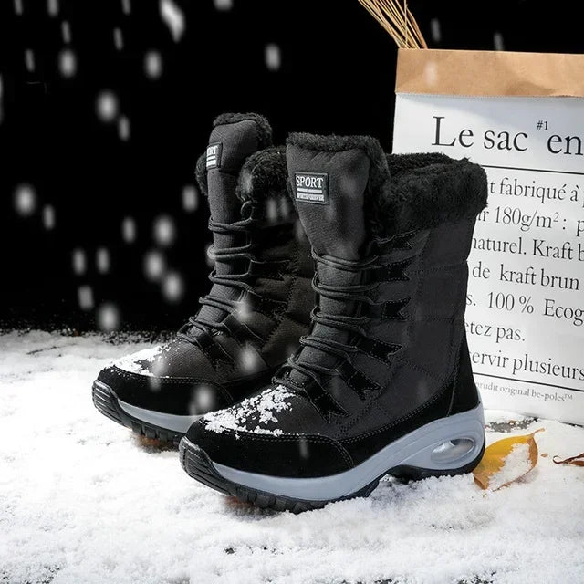 Hexton® Sport by Avenue Finds & Co. - The World's Only Perfect Women's Winter Boots: Waterproof & Lightweight Plush-Lined Boots featuring Ultra-Comfortable Air Cushioning Support & Superior Outsole Grip for Snowy Winter Hikes & Slippery Black Ice