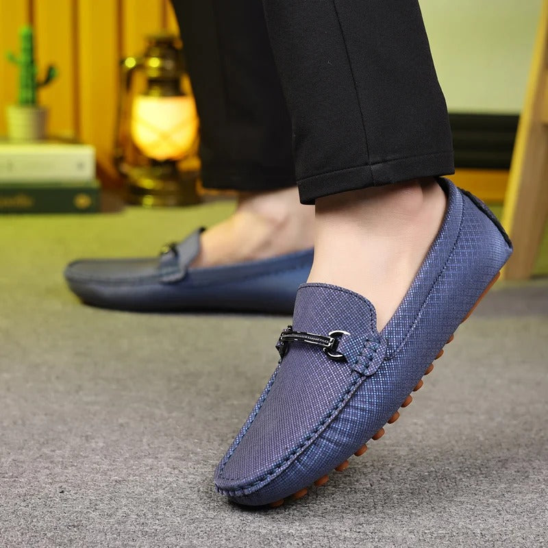 Park Avenue Patterned Moccassins