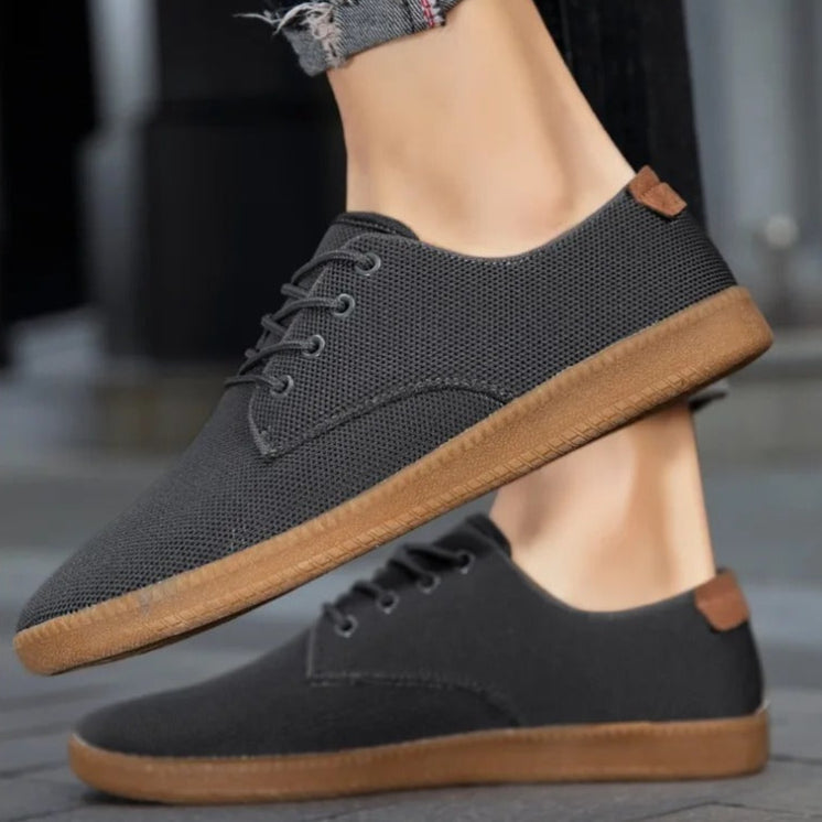 Cade Laced Slip-On Canvas Shoes