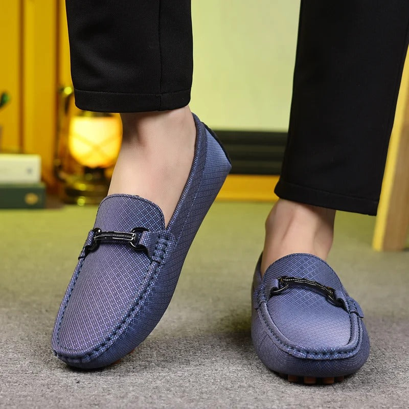 Park Avenue Patterned Moccassins
