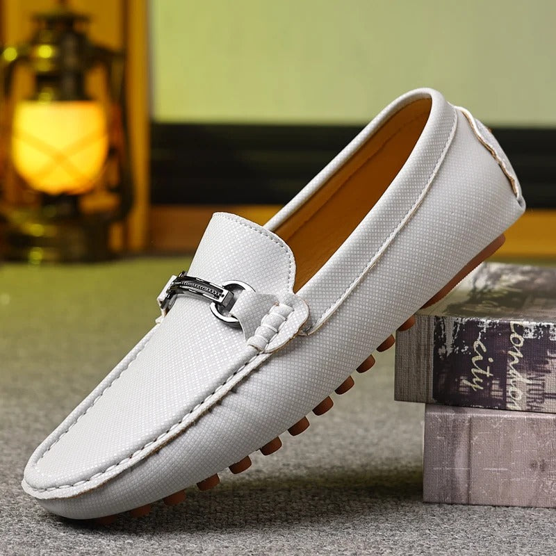 Park Avenue Patterned Moccassins