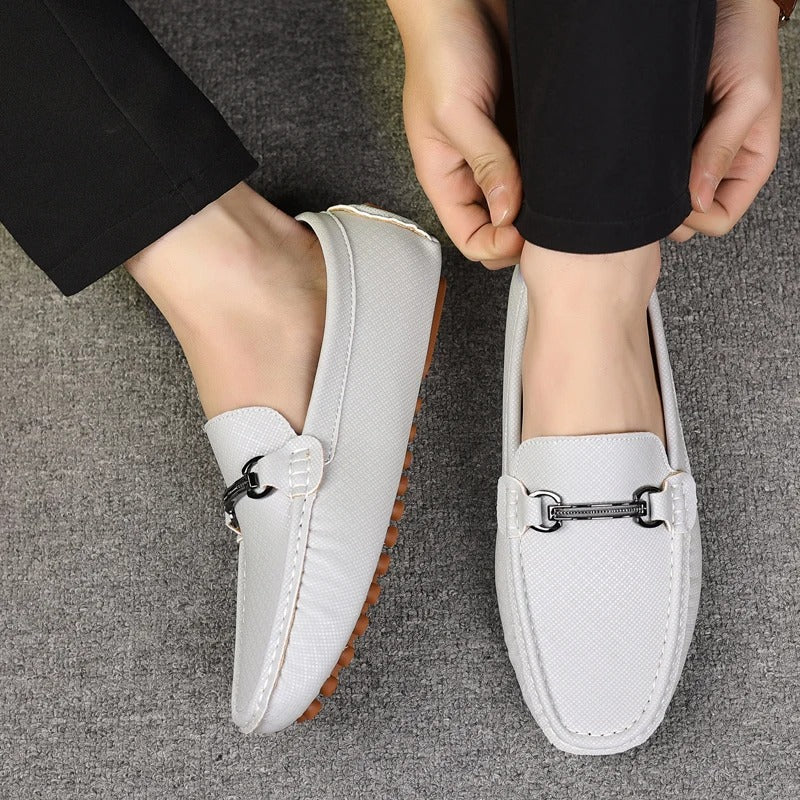 Park Avenue Patterned Moccassins