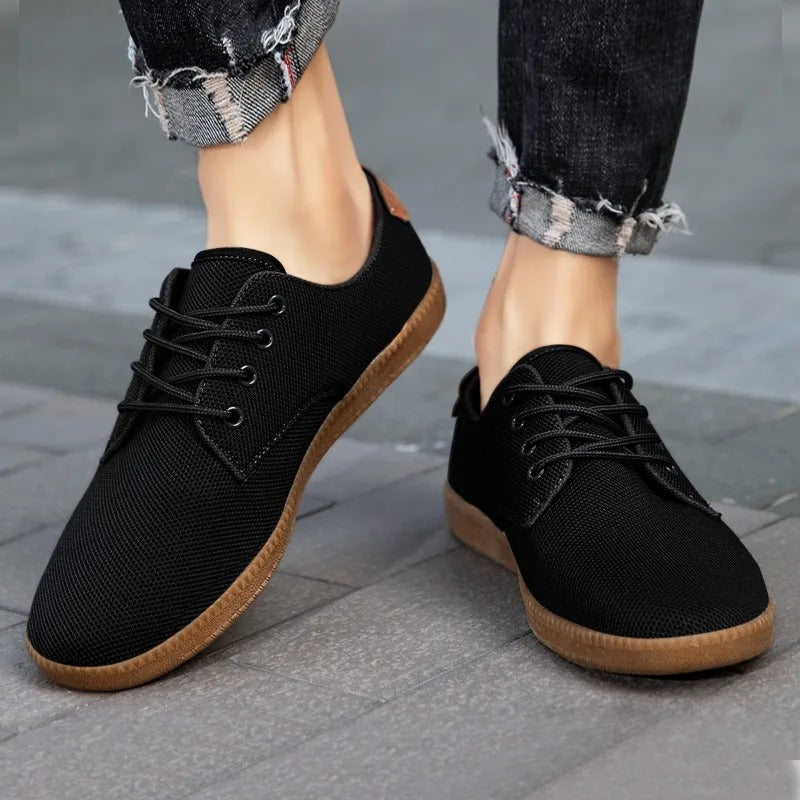 Cade Laced Slip-On Canvas Shoes