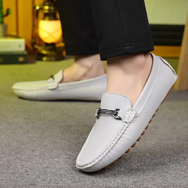 Park Avenue Patterned Moccassins
