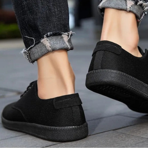 Cade Laced Slip-On Canvas Shoes