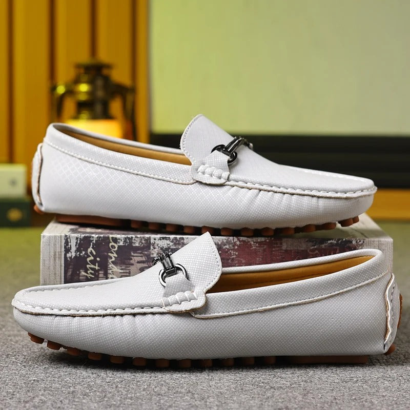 Park Avenue Patterned Moccassins