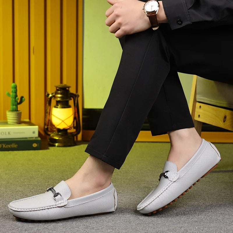 Park Avenue Patterned Moccassins