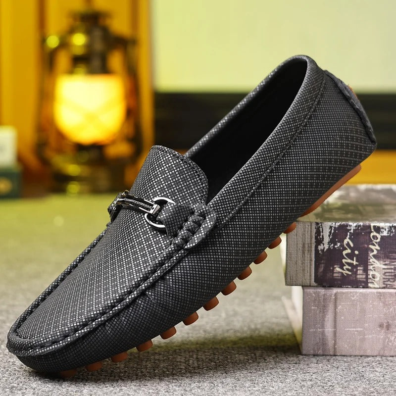 Park Avenue Patterned Moccassins
