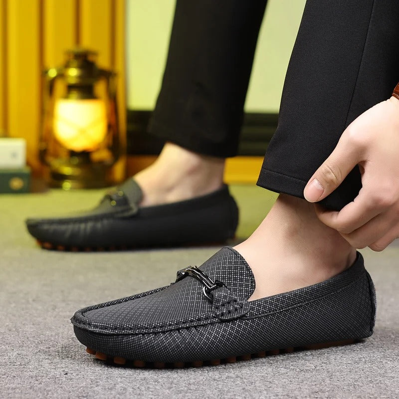 Park Avenue Patterned Moccassins