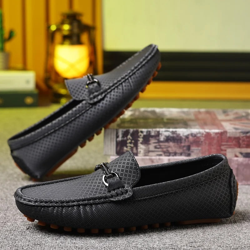 Park Avenue Patterned Moccassins