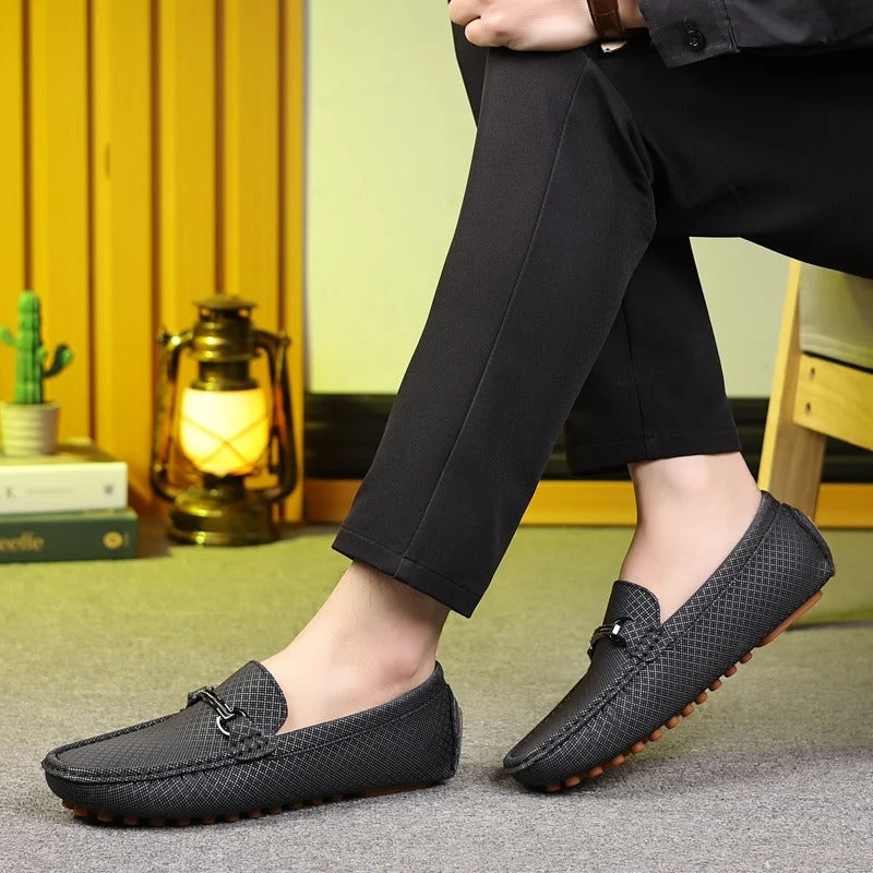 Park Avenue Patterned Moccassins