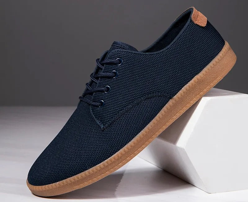 Cade Laced Slip-On Canvas Shoes