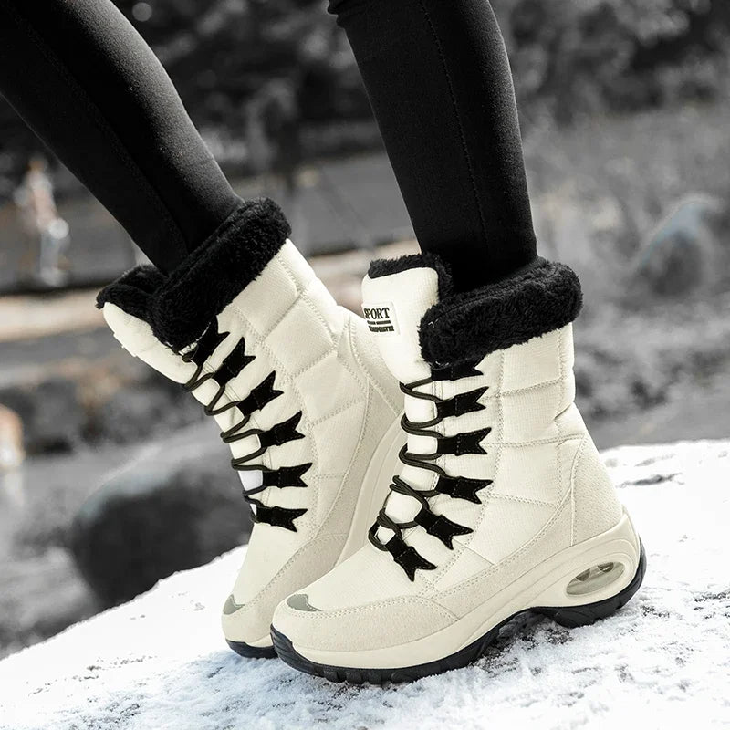 Hexton® Sport by Avenue Finds & Co. - The World's Only Perfect Women's Winter Boots: Waterproof & Lightweight Plush-Lined Boots featuring Ultra-Comfortable Air Cushioning Support & Superior Outsole Grip for Snowy Winter Hikes & Slippery Black Ice