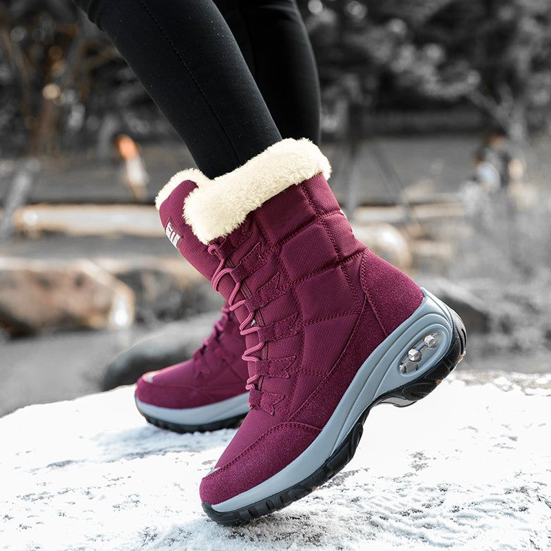 Hexton® Sport by Avenue Finds & Co. - The World's Only Perfect Women's Winter Boots: Waterproof & Lightweight Plush-Lined Boots featuring Ultra-Comfortable Air Cushioning Support & Superior Outsole Grip for Snowy Winter Hikes & Slippery Black Ice