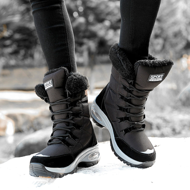 Hexton® Sport by Avenue Finds & Co. - The World's Only Perfect Women's Winter Boots: Waterproof & Lightweight Plush-Lined Boots featuring Ultra-Comfortable Air Cushioning Support & Superior Outsole Grip for Snowy Winter Hikes & Slippery Black Ice