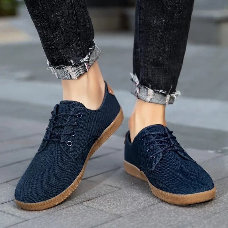 Cade Laced Slip-On Canvas Shoes