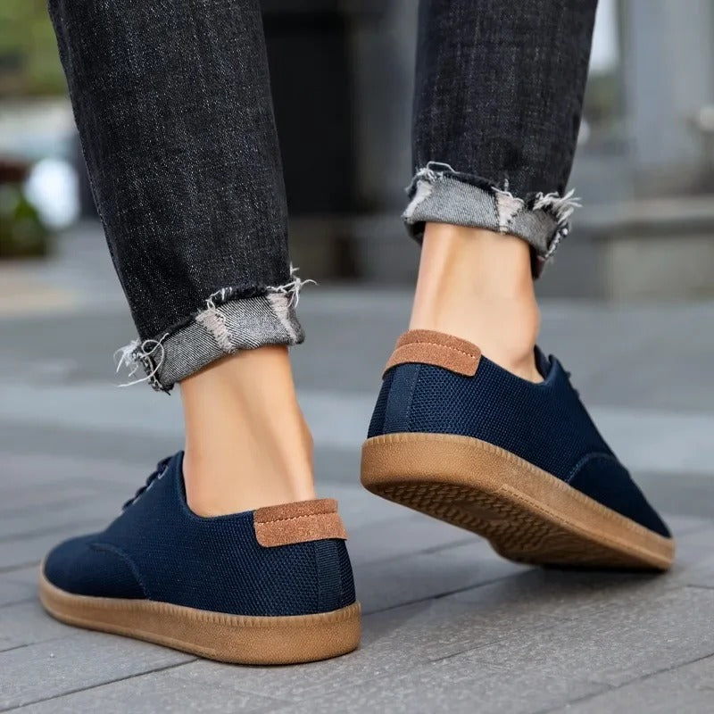 Cade Laced Slip-On Canvas Shoes