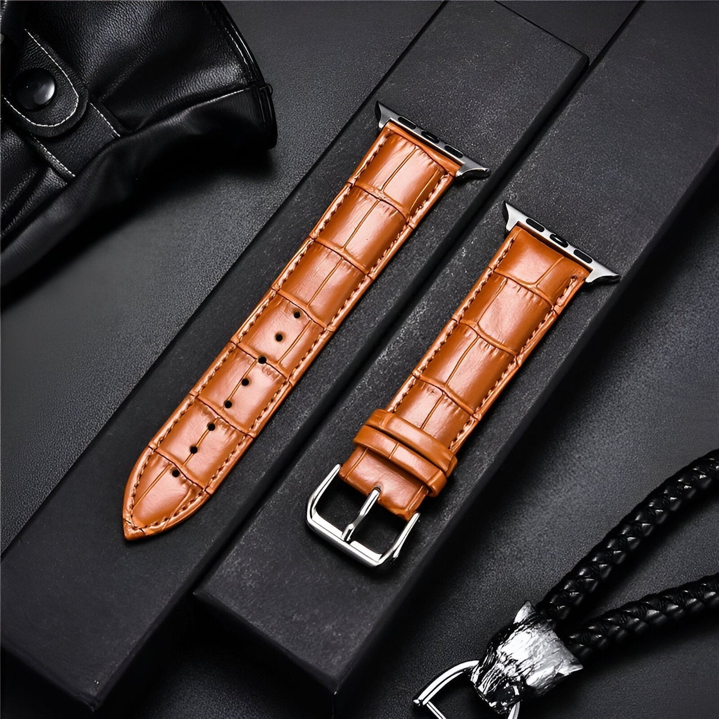 Crocolassi® Band Collection for Apple Watch Series 1, 2, 3, 4, 5, 6, 7, 8, SE, Ultra 1 & 2 - Designed by AvenueFinds Milan