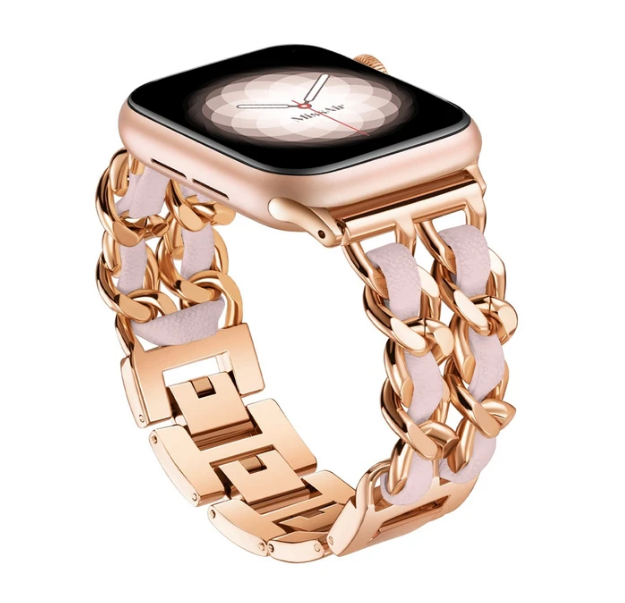 skorten® Eclat Opallband - The Chic & Timeless Designer Apple Watch Band for the Trendsetting Woman (Compatible with Apple Watch Ultra 2/Ultra Series 9/8/7/6/5/4)