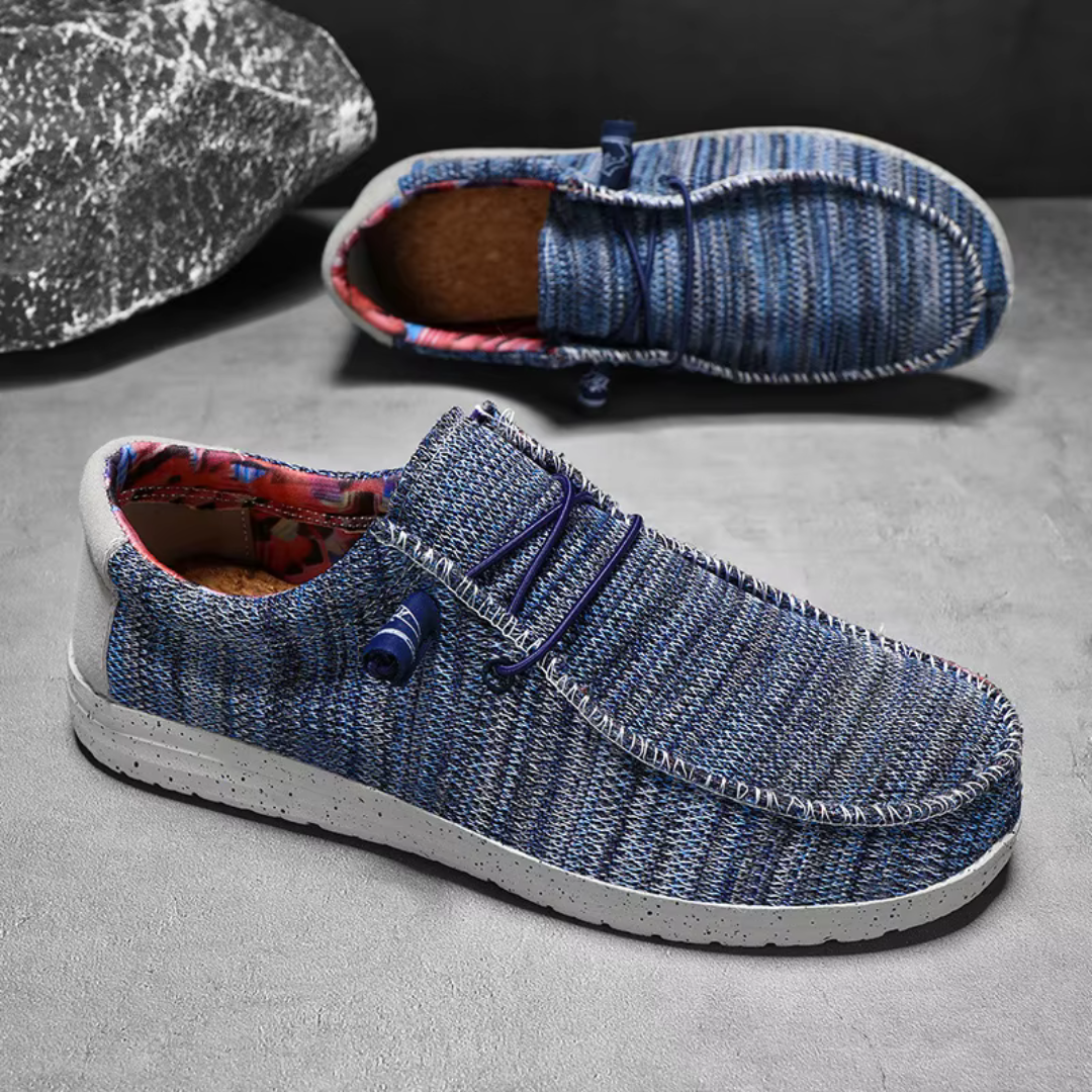 Corvan Textured Canvas Sneakers