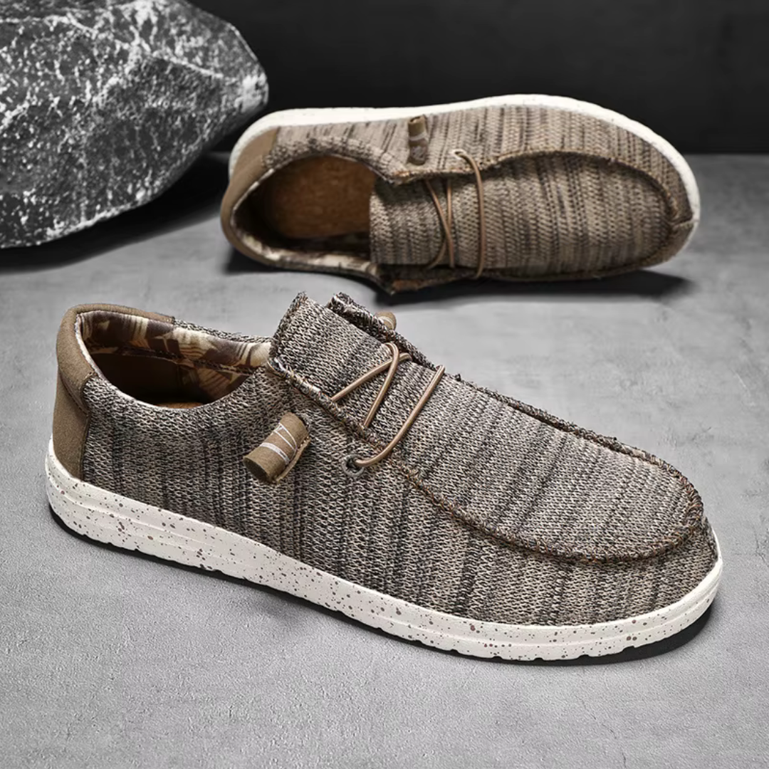 Corvan Textured Canvas Sneakers
