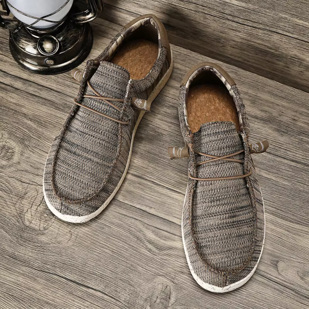 Corvan Textured Canvas Sneakers
