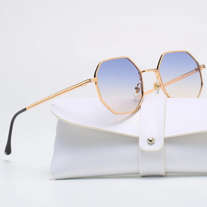 New Fashion Men Sunglasses Pilot Classic Driving Sun Glasses Metal Frame Mirror Leisure Fishing Business Men/women Eyeglassuv400