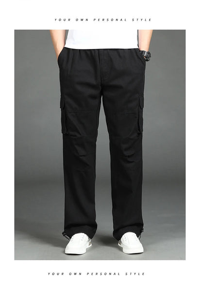 Mens Tactical Pants Cargo Work Pants Heavy Duty Big and Tall Overalls Autumn Construction Trousers Man Sport American Sweatpants