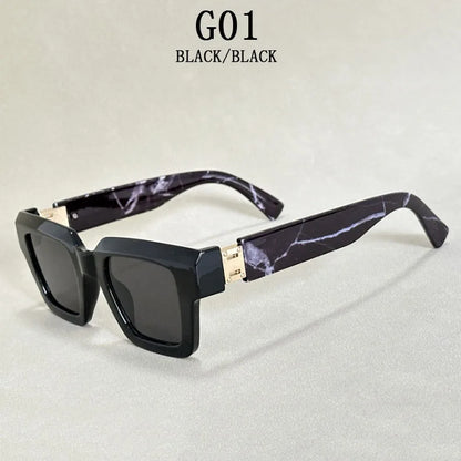 2024 Square Sunglasses Women Trendy New Sunglasses For Men Vintage Fashion Glasses Retro Lunette Soleil Femme Sonnenbrille Damen