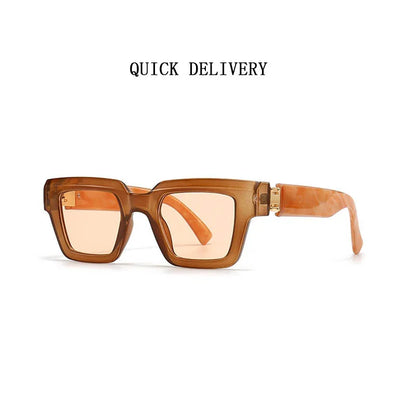 2024 Square Sunglasses Women Trendy New Sunglasses For Men Vintage Fashion Glasses Retro Lunette Soleil Femme Sonnenbrille Damen